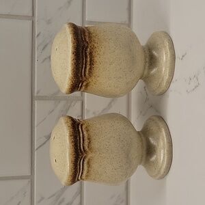Vintage Mikasa Whole Wheat Salt and Pepper Shakers E8000